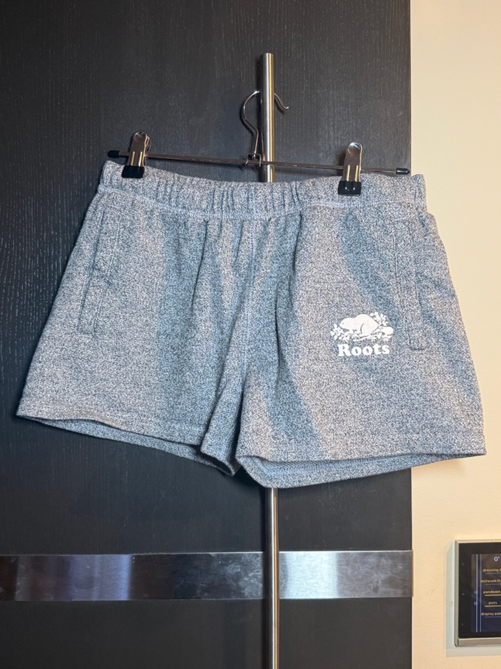 Roots Heather Gray Women's Athletic Shorts